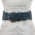 thumbnail image 2 of Women's 3 1/4" Wide Tapered Braided Woven High Waist Leather Belt, 2 of 4