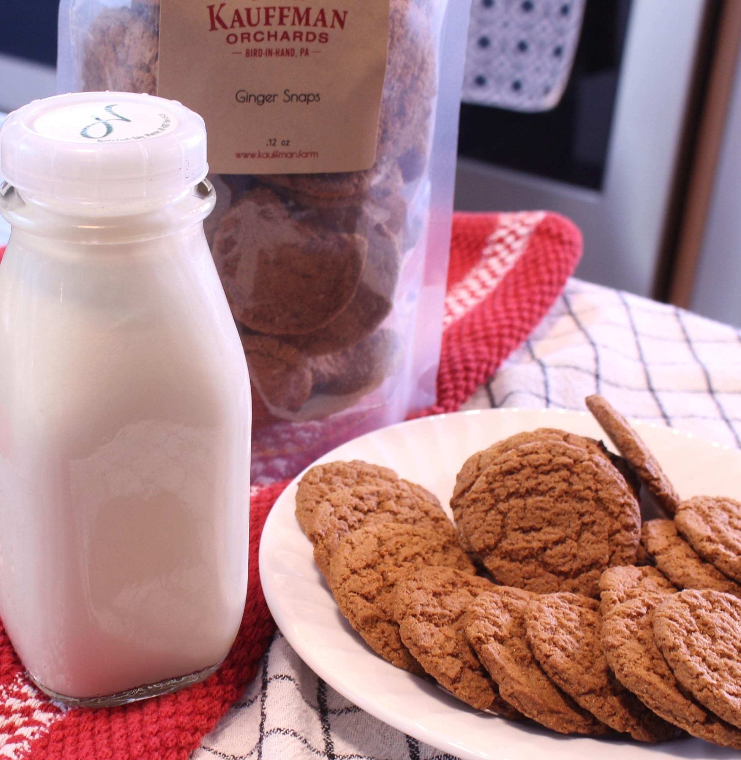 Kauffman Orchards Ginger Snap Cookies, Bulk 1.5 Pound Bag