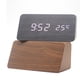 thumbnail image 5 of Reloj Triangular Control De Voz Creativo Led Despertador Electrónico Digital De Madera matsuzay EL014023-02, 5 of 6