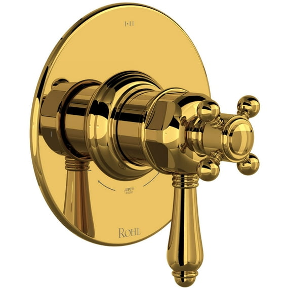 Rohl Ttd23w1lm Three Function Thermostatic Valve Trim Only - Brass