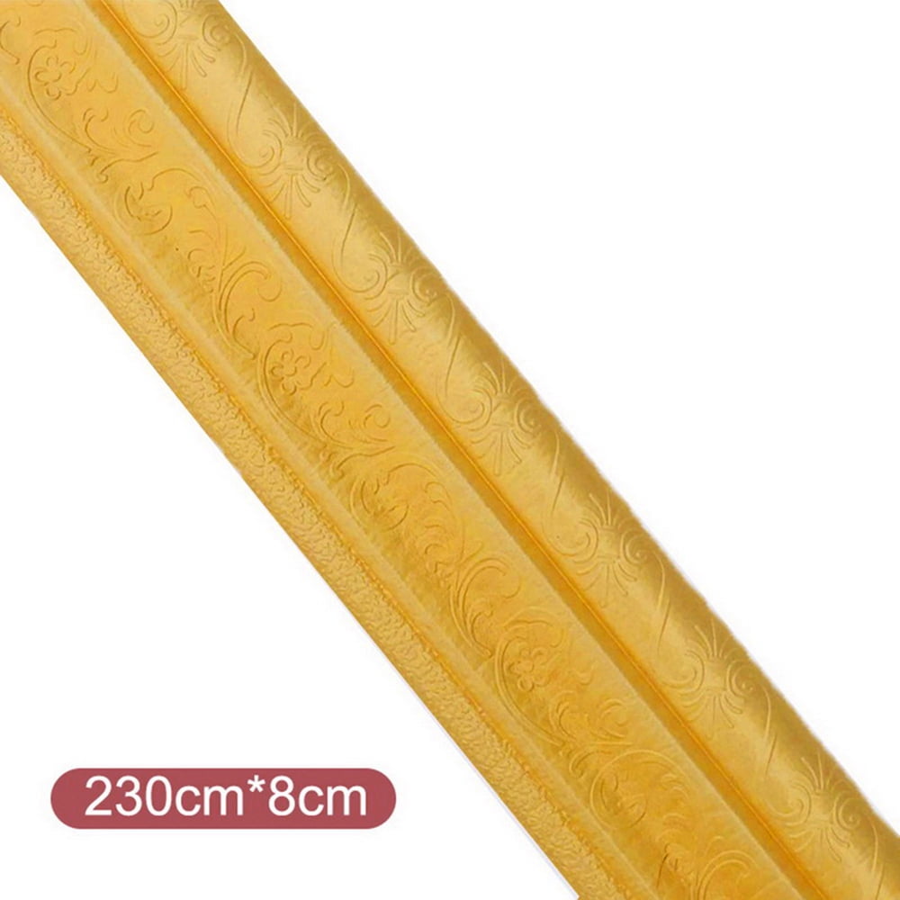 Selfadhesive Threedimensional Wall Edging Strip Border Waterproof PE