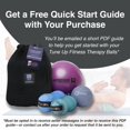 thumbnail image 3 of Pelota de Terapia Tune Up Fitness Graphite Coregeous para Masaje Abdominal y Liberación Miofascial, 3 of 5