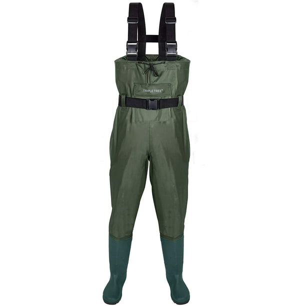 Chest Waders, Fishing Hunting Waders with Non-Slip Boots Unisex, Two ...