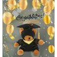 thumbnail image 6 of DolliBu Black Bear Graduation Plush Toy - Soft Huggable Graduation Stuffed Animal Dress Up with Gown and Cap with Tassel Outfit - Cute Congratulatory Graduation Gift - 6.5 Inches, 6 of 8