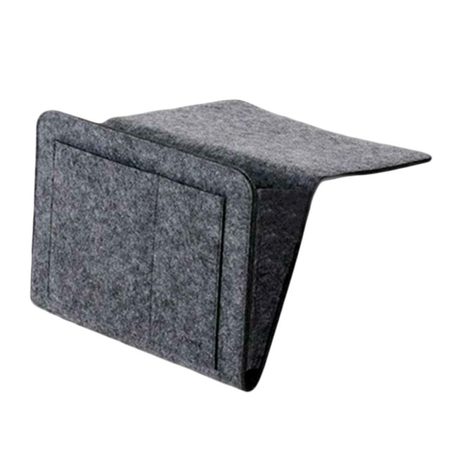 Bedside Caddy Bedside Felt Storage Organizer with Pockets for Phone Magazines Tablet Remotes Book Glasses
