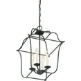 thumbnail image 3 of Quoizel GLY5204BA Gallery 14" 4-Light Foyer Chandelier in Royal Ebony, 3 of 3