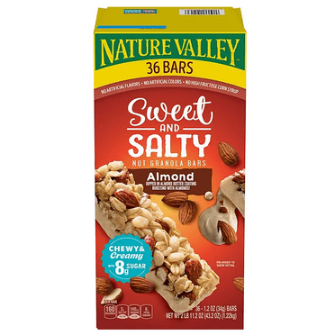 Nature Valley Sweet and Salty Nut Almond Granola Bars, 36 ct.