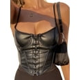 thumbnail image 4 of goowrom Corset pour Femme, Bustier Aguichant Échancré à Bretelles pour les Vacances, 4 of 9