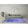 thumbnail image 3 of Ahgly Company Indoor Rectangle Abstract Blue Modern Area Rugs, 5' x 8', 3 of 4