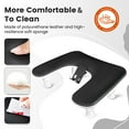 thumbnail image 6 of NeoMart- U Shaped Black Arm Rest for Nails Tech with Rotating 360°Built-In Phone Holder and Adjustable Nail Arm Rest Detachable Manicure Hand Rest for Salon Design, 6 of 14
