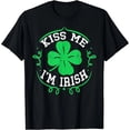 thumbnail image 1 of Camiseta Divertida "Bésame, Soy Irlandés" con Trébol - Regalo para el Día de San Patricio, 1 of 5