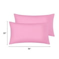 thumbnail image 5 of REGALWOVEN Polyester Pillow Cases Set of 2 for Hair and Skin, Cooling Pillow Covers Light Pink King, 5 of 7