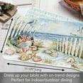thumbnail image 4 of CounterArt "Beach Sanctuary" 4-Pack Reversible Tabletop Placemats, 4 of 7