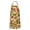 Beige Red Sunflower, variant on White Small Sunflower Pattern Apron-Garden Aprons for Women with Pockets-Cotton Linen Waterproof Kitchen Cooking Gardening Aprons Adjustable for Kitchen,Cooking,BBQ and Salon 33x27 Inch