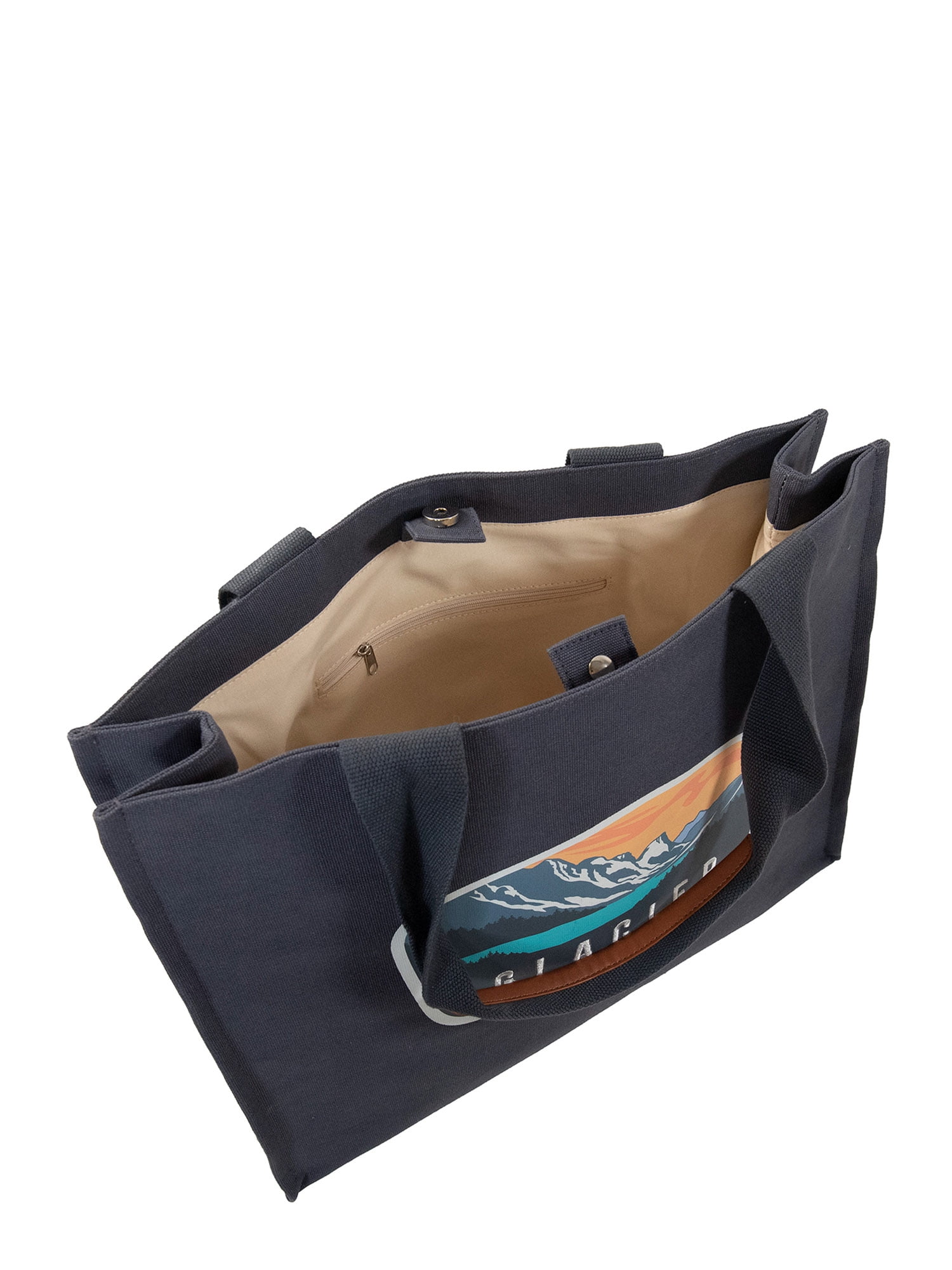 Tote bag grande in tela - BLU - Kiabi - 18.00€