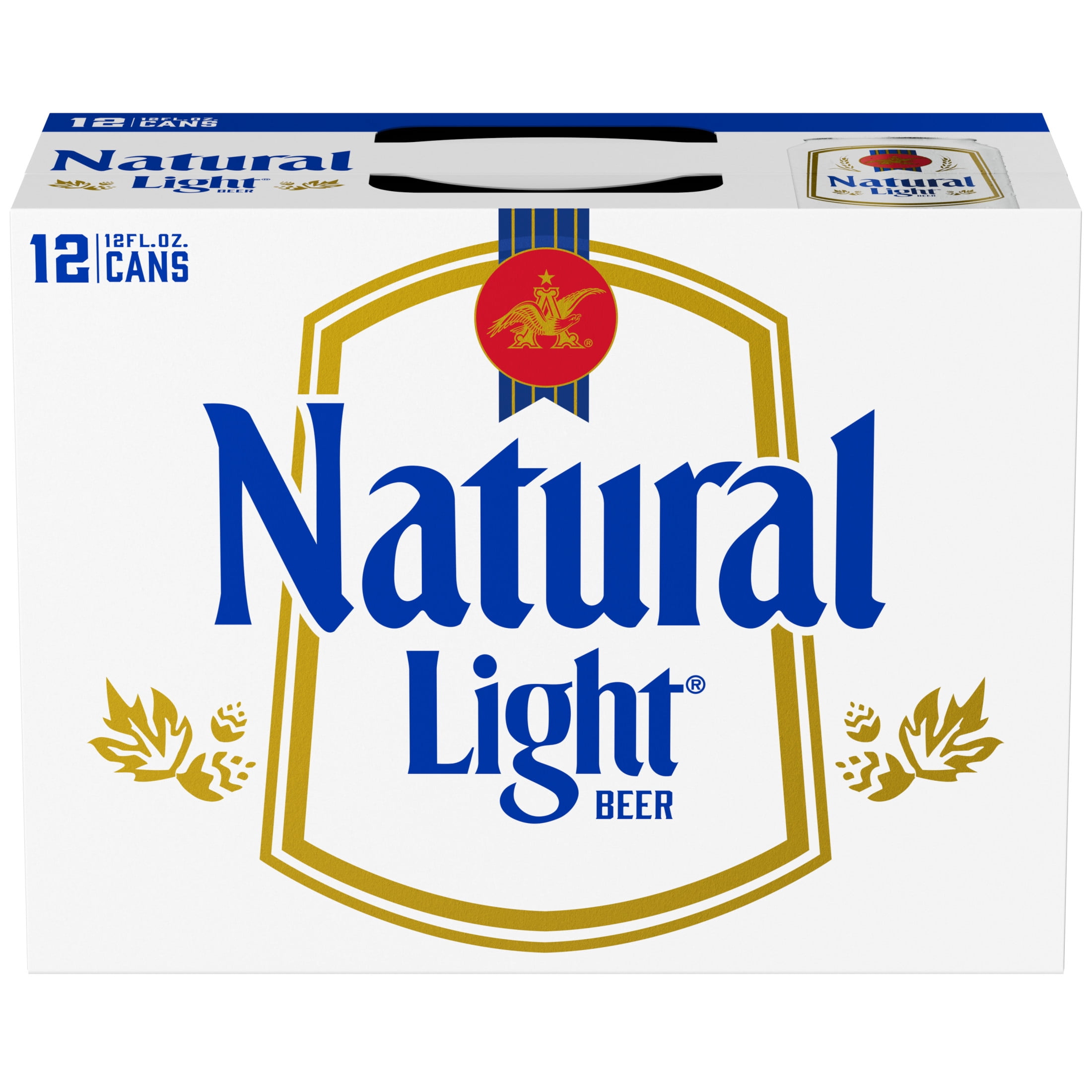 Natural Light American Lager Beer 12 pack 12 fl oz Aluminum Cans 4.2% ABV