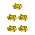 thumbnail image 1 of Justharion 10 EVA Foam Sponge Golf Balls for Effective Swing Practice Training Yellow Style A 5Set, 1 of 6