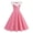 Pink, variant on Staron Women's Vintage Off Shoulder Sleeveless Cocktail Dress A-Line Color Long Dress, Red XL