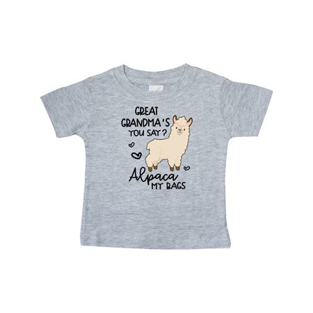 

Inktastic Great Grandma s You Say Alpaca My Bags Gift Baby Boy or Baby Girl T-Shirt