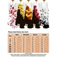 thumbnail image 2 of Nuier Plus Size Floral Maxi Long Dress For Women Ladies FlONG Sleeve Kaftan Holiday Party Maxi Dress Formal Cocktail Party Evening Dresses Size S-5XL, 2 of 2
