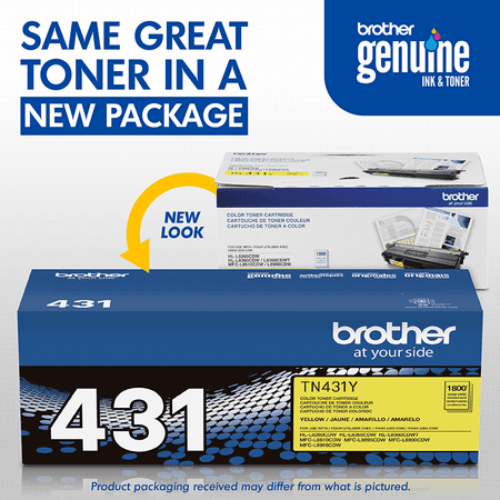 Brother - TN431Y Standard-Yield Toner Cartridge - Yellow