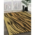thumbnail image 3 of Ahgly Company Machine Washable Indoor Rectangle Transitional Yellow Area Rugs, 7' x 10', 3 of 7