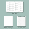 thumbnail image 5 of POPRUN Academic Planner 2025-2026, K7-8.5" x 10.5", Hard Cover, Daily Weekly and Monthly Appointment Book with Hourly Time Slots, 100 GSM, Light Pink, 5 of 7