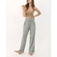thumbnail image 5 of SOMER Women's Wide Leg Palazzo Lounge Pants with Pockets Light Weight Loose Comfy Casual Pajama Pants, 5 of 6