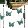 thumbnail image 7 of AURIGATE Butterfly Wall Decor, 3D Iron Hanging Butterfly Art Sculpture for Home Living Room Patio Garden Decor, 7 of 7