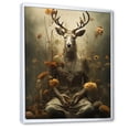 thumbnail image 2 of Designart "Divine Connection Folk Religion wall art II" Animals Floater Framed Canvas Wall Art, 2 of 7