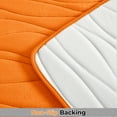 thumbnail image 3 of Yafa Home Fashion Orange Foam Bath Rug Set, 17" X 32" + 20"X 20", Non-Slip (2 Count), 3 of 6