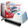 thumbnail image 1 of Bolsas de almacenamiento al vacío Spacesaver, paquete de 10 unidades para edredones y más, 1 of 9