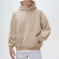 thumbnail image 2 of Blekii Men's Cotton Collar Pullover Sweatshirt, Casual Long Sleeve Shirt Style Top, Soft Blend for Everyday Comfort, Versatile Layering Piece, Minimalist Design for Work Or Leisure,, 2 of 10