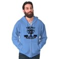 thumbnail image 3 of Cool Trophy Husband Number 1 Hubby Zip Hoodie Sweatshirt Men Brisco Brands M, 3 of 6