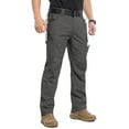 thumbnail image 3 of MANSDOUR Men's Stretch Ripstop Tactical Pants Water Resistant Flex Cargo Pants Lightweight EDC Operator Work Utility Pants Dark Gray 32x30, 3 of 8
