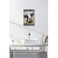 thumbnail image 4 of Metal Tin Signs Wall Art Wash Up Buttercup Poster, Cow Funny Wall Art, Bathroom Hanging Decor Home Toilet Art Decor, Party Decor, Housewarming Gift for Family Friends Co-Worker 12x8 Inches, 4 of 5