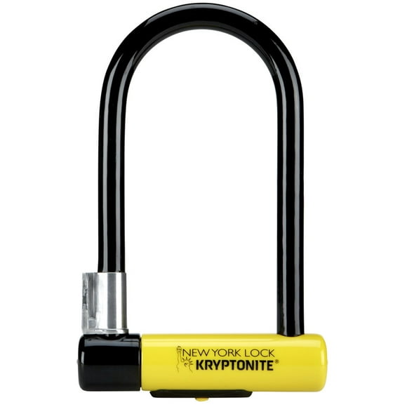 KRYPTONITE : NEW YORK LOCK STANDARD : BLACK/YELLOW : 4IN X 8IN