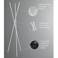thumbnail image 2 of Lite Source Ls-83668 Lorant 3 Light 74" Tall Led Tripod Floor Lamp - Silver, 2 of 7