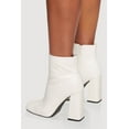 thumbnail image 3 of Women's Trendy Block Heel Almond Toe Booties, 3 of 3