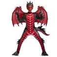 thumbnail image 3 of Costume Spooktacular Creations Dragón de Halloween rojo/negro 3T, 3 of 7