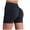 Dark Gray, variant on Mnuaqn Women's Invisible Butt Scrunch Shorts, High Waisted Biker Shorts, Gym Workout Yoga Running Shorts with Tummy Control (Dark Gray, XS)