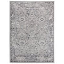 United Weavers Cascades Area Rug 2601 10272 Shasta Grey Leaves Petals 5' 3" x 7' 2" Rectangle