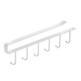 thumbnail image 1 of Cabinet Hook, Cabinet Storage Hanger Hook Fine Workmanship Iron Painting  For Home White, 1 of 1