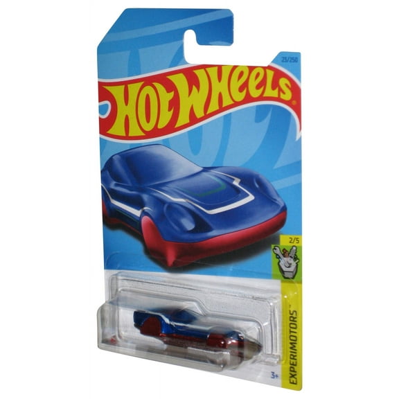 Hot Wheels Experimotors 2/5 (2021) Blue Coupe Clip Toy Car 23/250