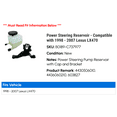 thumbnail image 2 of Power Steering Reservoir - Compatible with 1998 - 2007 LX470 1999 2000 2001 2002 2003 2004 2005 2006, 2 of 3