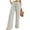 B_ White, variant on Nhthy Women's Summer Drawstring Waist Pants High Waist Pleated Wide Leg Casual Trousers Green L
