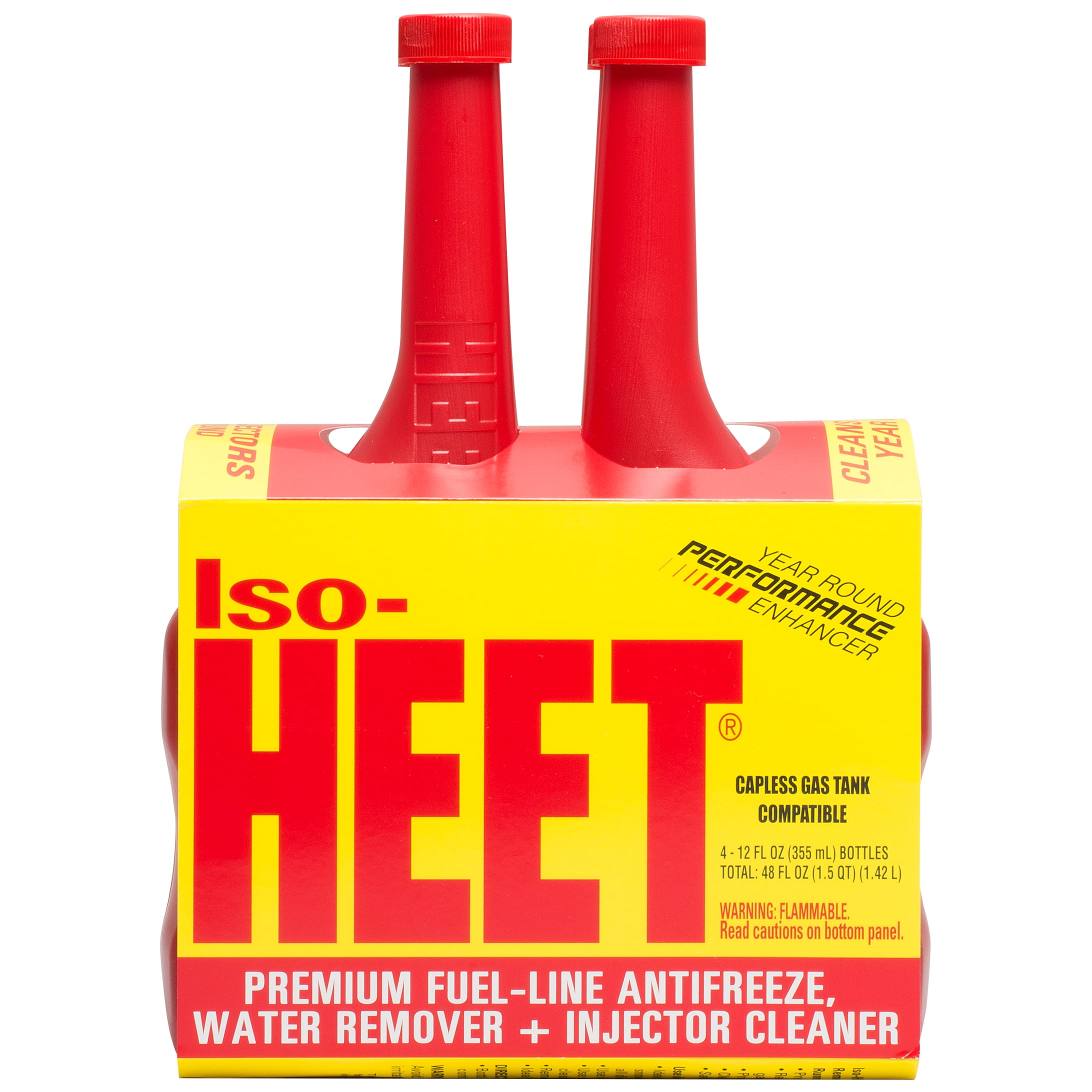 ISO-HEET (28206) Premium Fuel-Line Antifreeze Water Remover & Injector Cleaner