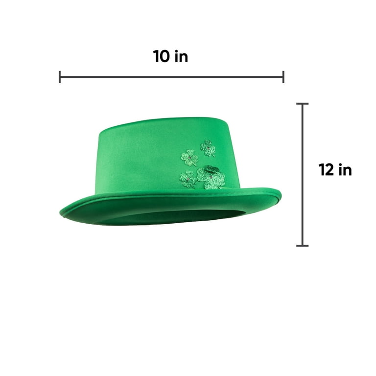 Way To Celebrate St. Patrick s Day Lightup Top Hat Walmart