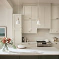 thumbnail image 5 of 43682WH-Kichler Lighting-Danika - 1 light Mini Pendant - with Mid-Century/Retro inspirations - 9.25 inches tall by 5.25 inches wide-White Finish, 5 of 6