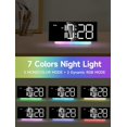 thumbnail image 4 of Despertador Cadmos extra fuerte para personas que duermen mucho con luz RGB, 4 of 6